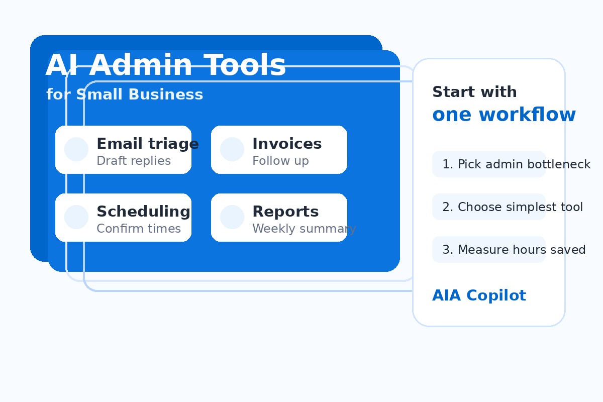 Best AI admin tools for small business